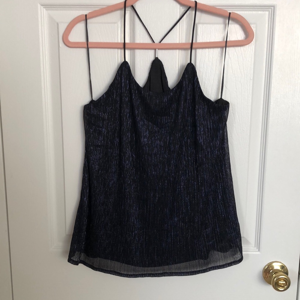 Navy Blue Sparkle Tank